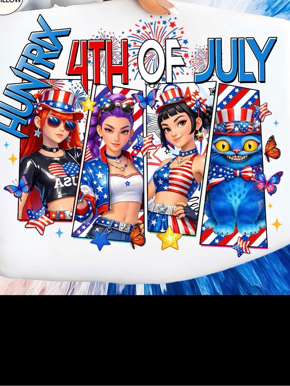 Gildan Kids 4th of July Graphic Tee - Red White Blue